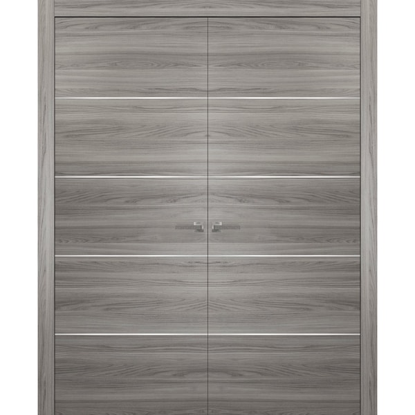 Sartodoors Double Barn Interior Door, White PLANUM20DD-GA-84 - main